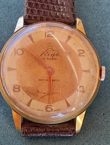 Vintage rigi hand winding mens - rigi,