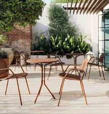 4 sedie Step, corten, Medes.