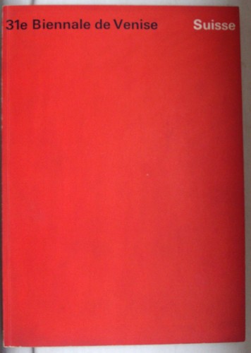 Catalogo suisse 31e - catalogo, biennale