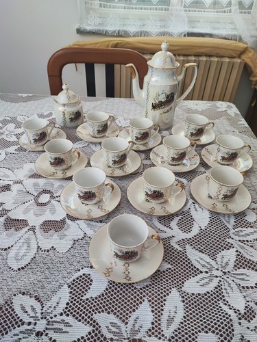 Antico servizio caffè - antico, da
