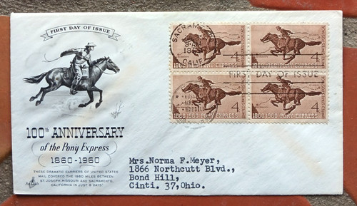 Pony express centennial - express, 1960