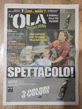 Rivista LA OLA AS ROMA anno 1 numero 1, dicembre 2006 Lazio-Roma Mexes ?❤️?