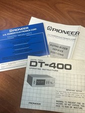 Pioneer DT-400 Timer Digitale Istruzioni Funzionamento (Consegna Elettronica -PDF)