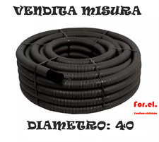 Tubo corrugato cavidotto 40 doppia parete int liscio c/tira filo A MISURA