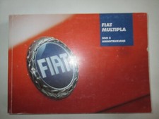 FIAT  MULTIPLA 100 16v  JTD 120 Manuale Uso e Manutenzione ORIGINALE 2006 1°Ediz