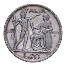 20 LIRE 1927 LITTORE VITT