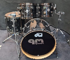 DW Drumset Collectors Black Velvet Maple batteria USA Finish Ply Shellset