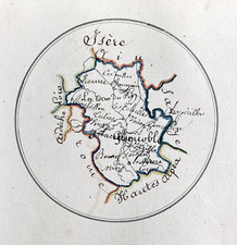 Isère en 1794 Voiron Crémieu