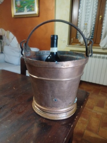 Antico recipiente rame - in, con