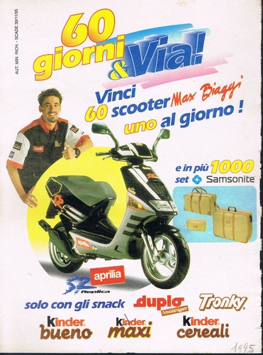 Pubblicità anni kinder - anni, 90