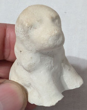 BOMBONIERA  STATUINA CANE GESSO? 5,5 cm