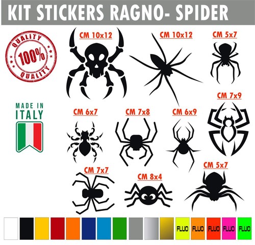 Kit adesivi ragno ragni - kit,