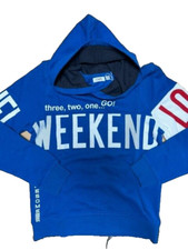 Felpa cappuccio bambino 2 pezzi - 9-10 anni - 140 cm. cotone garzato