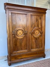 Armadio Carlo X in Noce