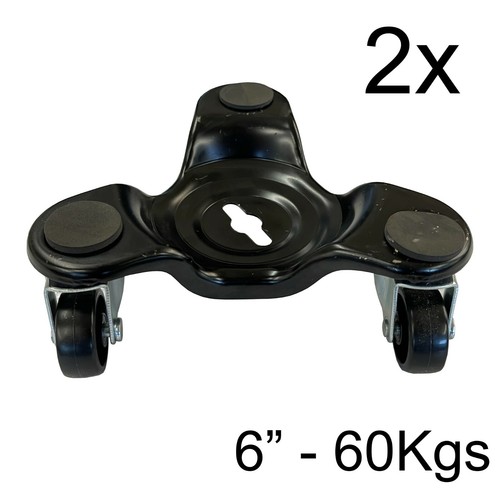 Carrello 2x6 ruote tri - 2x6", 3
