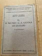  Itinerari dei Musei e Monumenti d'Italia  R .Museo G.A. Sanna  di Sassari, 1933