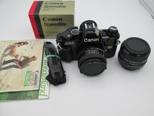 CANON AE-1 PROGRAM NERA IN OTTIME CONDIZIONI + ACCESSORI