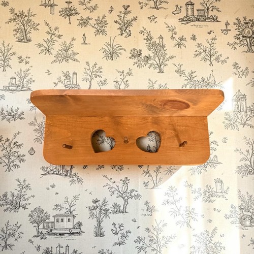 Mensola vintage legno grezzo