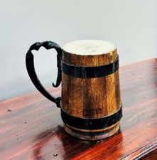 Handmade Wooden Barrel Beer