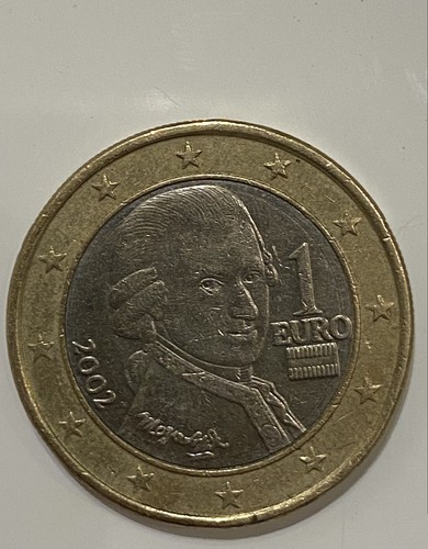 Moneta mozart 2002 - 1€,