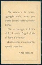 WWI WW1 Patriottismo Livorno Cantiere Orlando Nomellini cartolina KF4902