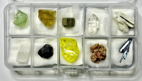 Mini collezione minerali - collezione,