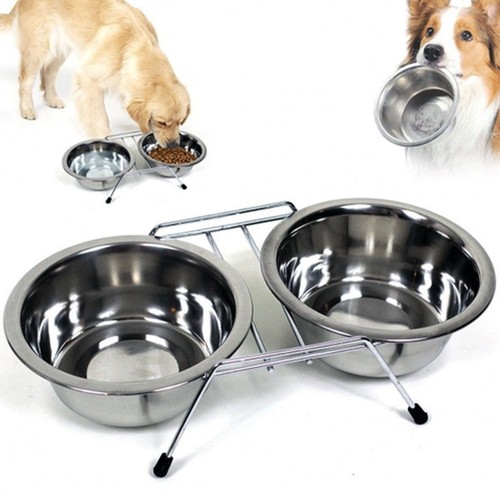 Ciotola doppia per cani - 16, cm
