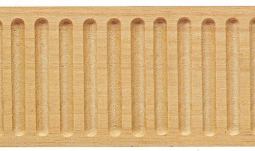 Cornice asta legno lavorato - , in