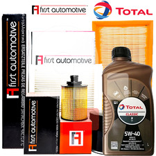 Kit Tagliando Per Citroen C1 1.0 Dal 2014 3 Filtri + 3LT Olio Total 5W40