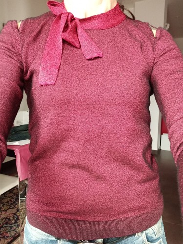Maglia lurex pinko - in,