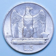 VITTORIO EMANUELE III 5 LIRE