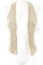 PROMOD Smanicato di pelliccia Donna Smanicato Taglia IT 40 beige stile casual