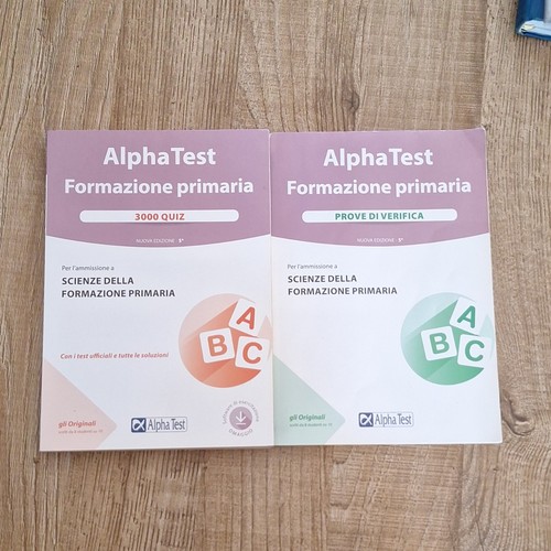 Alphatest scienze formazione - scienze,