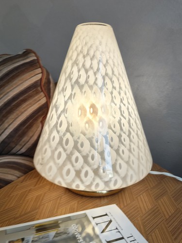 Lampada tavolo vintage murano - vintage,