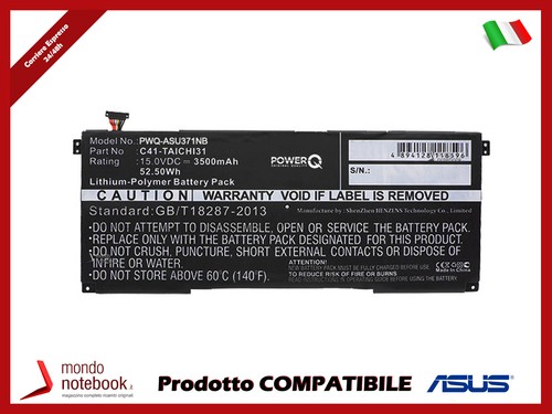 Batteria powerq per asus - batteria,