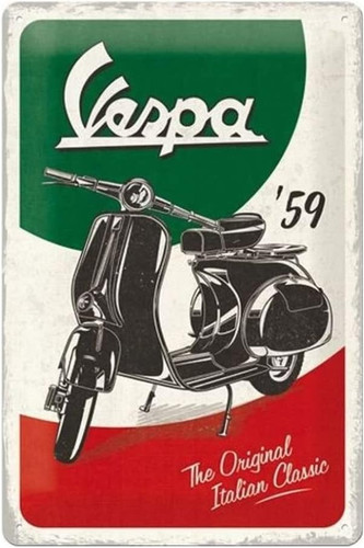 Targa vintage vespa - vespa, –