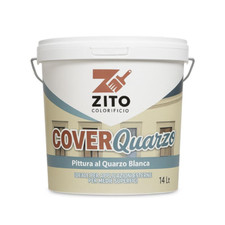 Pittura al Quarzo Bianca per Esterni  Super Coprente  Ideale per Muri e Facciate