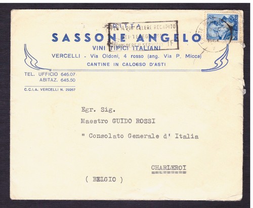 Busta italia per - italia, belgio