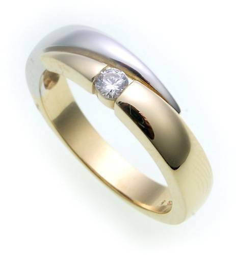 Anello donna vero oro 585 - da,