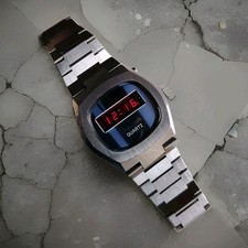 Bulova Led INOX  Vintage 70