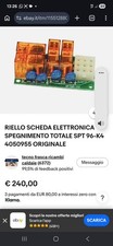 scheda caldaia riello 
