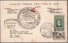 Brasile, 1941 copertina posta aerea con belle cancellazioni -HD17