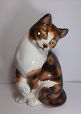 Grande Statua Gatto Ceramica