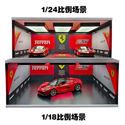 Diorama auto garage - 1:18/24,