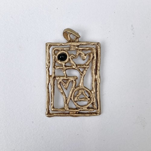 Scultura pendente in bronzo - pendente,