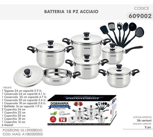 Set batteria pezzi - di, 18