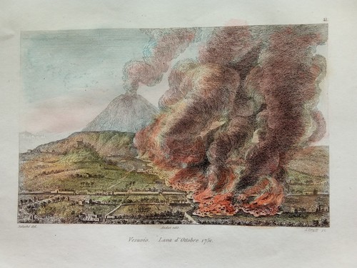 Incisione acciaio vesuvio - acciaio,