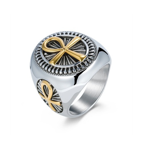 Anello punk acciaio - anello,