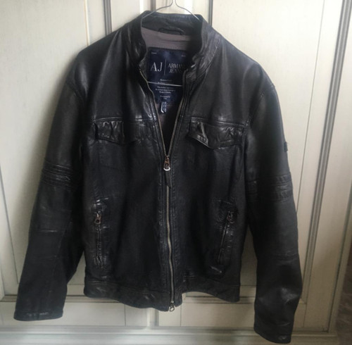 Giubotto pelle armani in - armani,,