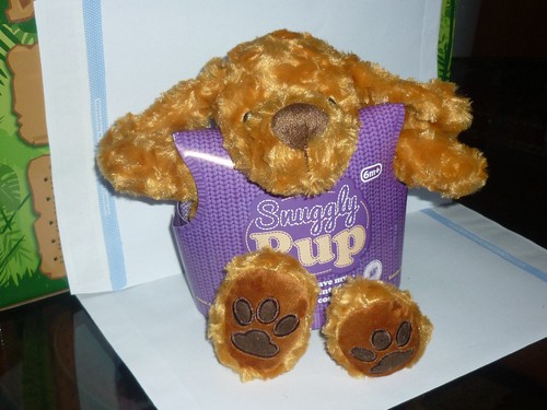 Dog doll bag hot water - hot, plush
